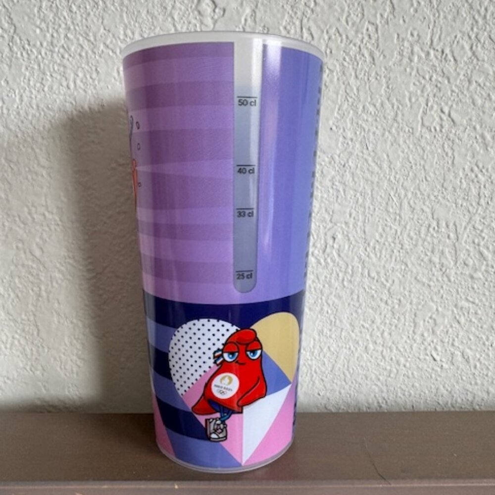 OFFICIAL MASCOT PHRYGE COLLECTOR CUP PARIS 2024 OLYMPIC GAMES COCA COLA - NWT